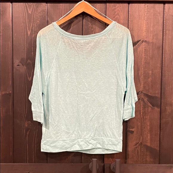 3/4 Sleeve Light Blue Women's Top - Picture 5 of 5